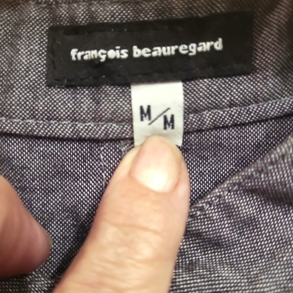 François Beauregard Cap Sleeve Chambray Dress - Picture 3 of 3